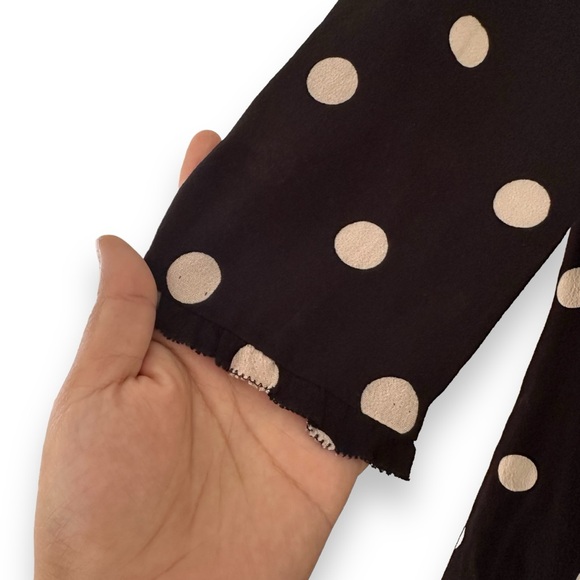 Kate Spade Black & White Dizzy Polka Dot Shift Mini Dress Size 0 - Picture 5 of 13